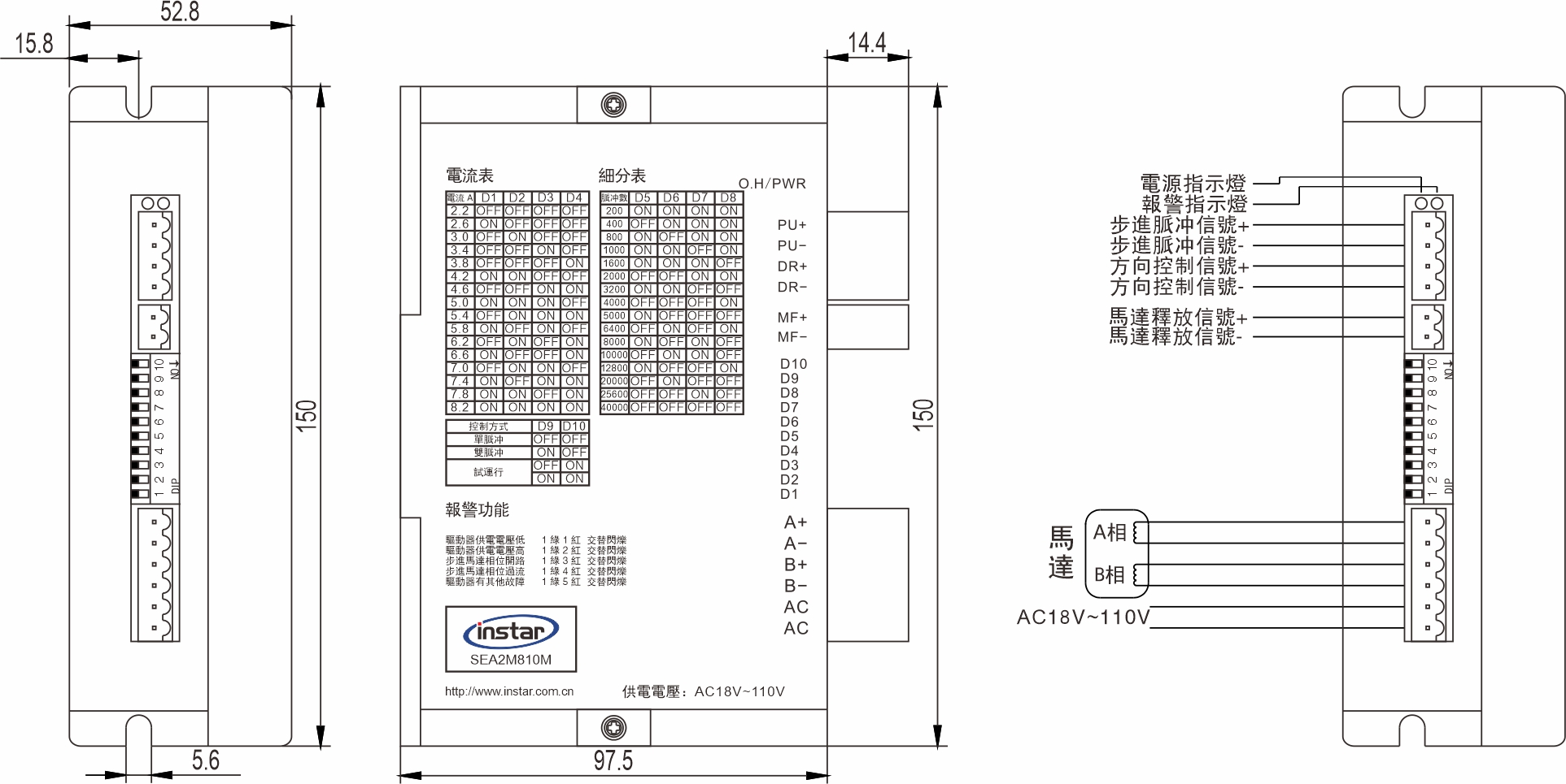 英士達機電 步進馬達驅(qū)動器 SEA2M810